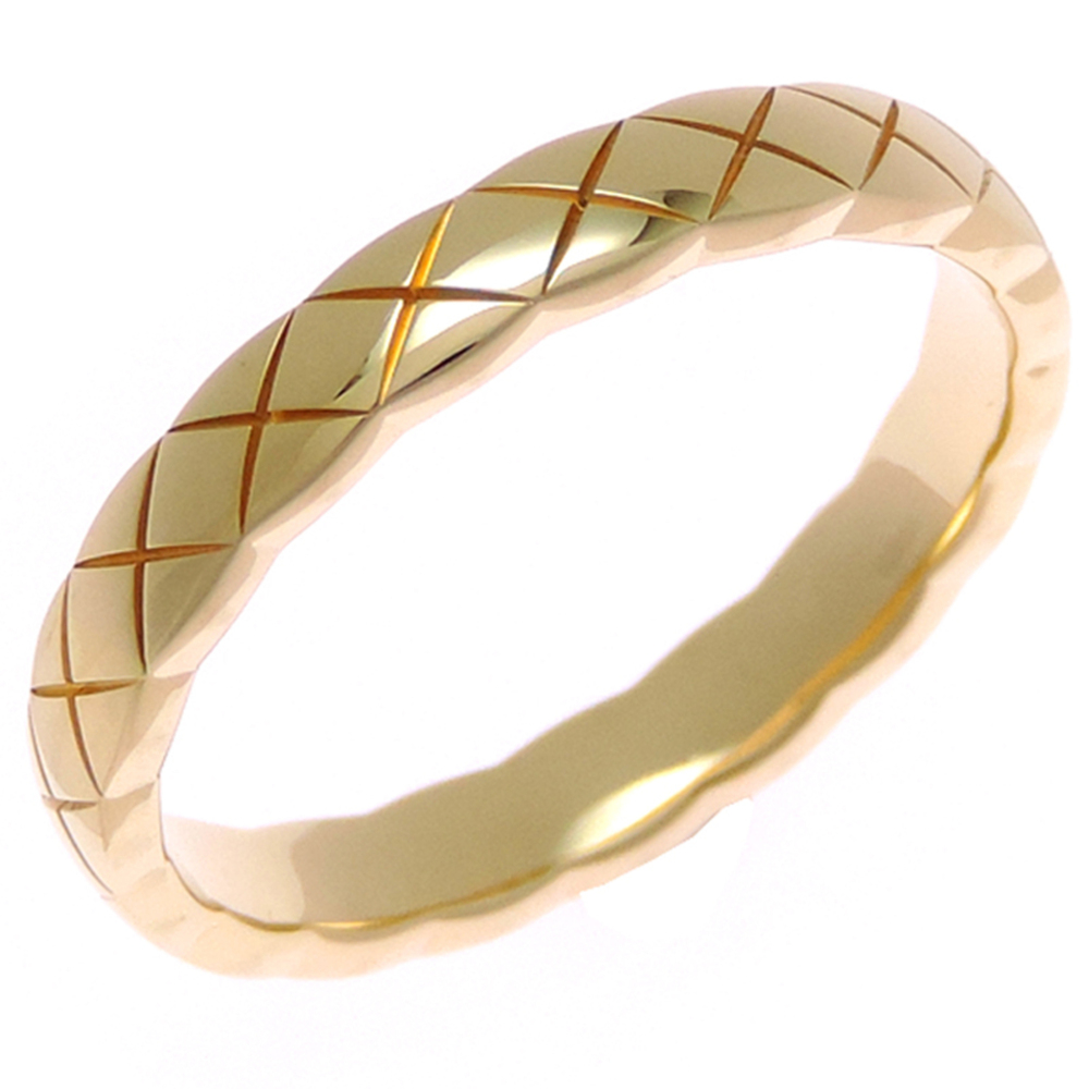 CHANEL 18k Gold Ring #55